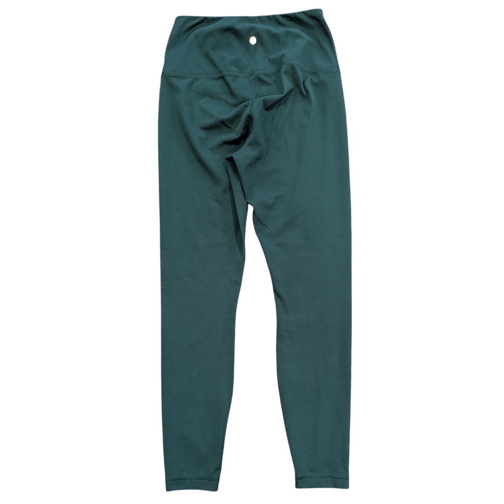 Yogalicious High Waisted Leggings Sz SMALL Teal Green Soft Yoga Pants Tights - Picture 2 of 5